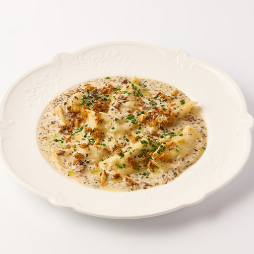 Вареники с картофелем и грибами 